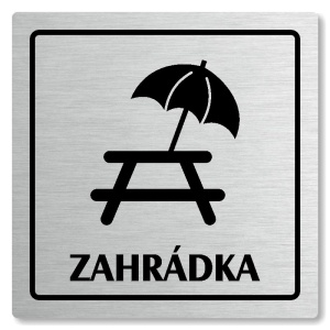 Zahrádka, 148x148mm, stříbrná, Arizona